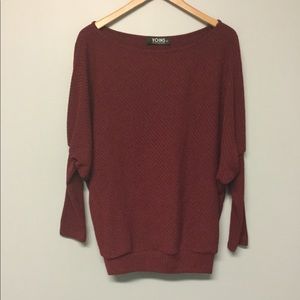 Off the shoulder sweater